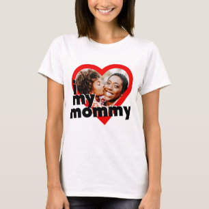 I Love My Mummy Happy Mother's Day Heart T-Shirt