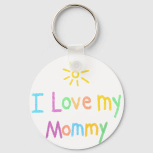 I Love My Mummy Keychain