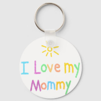 I Love My Mummy Keychain
