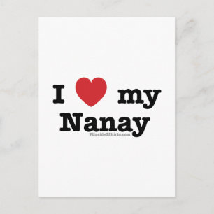 I Love My Nanay Postcard
