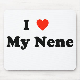 I Love My Nene Mousepad