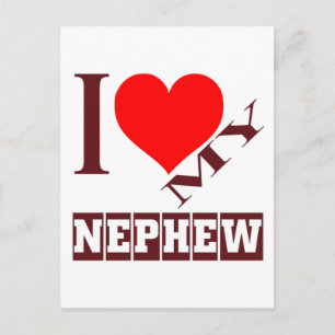 i love my Nephew. Postcard