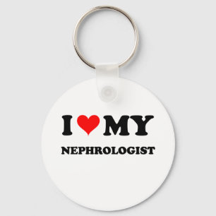 I Love My Nephrologist Key Ring