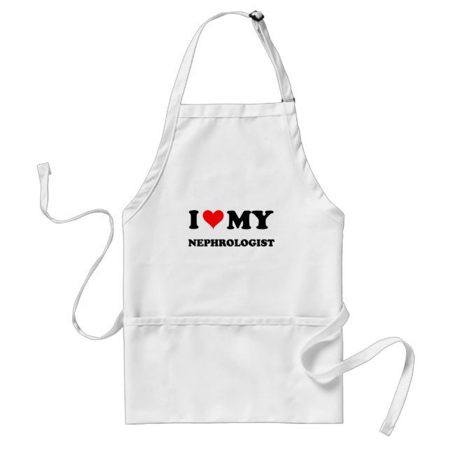 I Love My Nephrologist Standard Apron (Front)