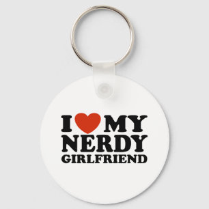 I Love My Nerdy Girlfriend Key Ring