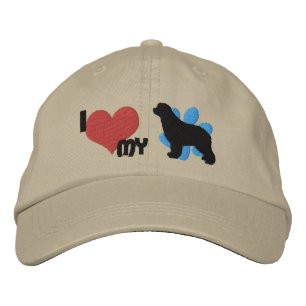 I Love my Newfoundland Embroidered Hat