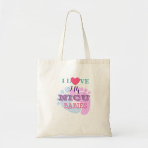 I Love My NICU Babies Budget Tote Bag