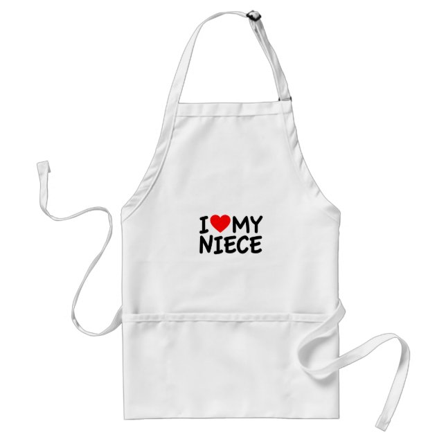 I love my Niece Standard Apron (Front)