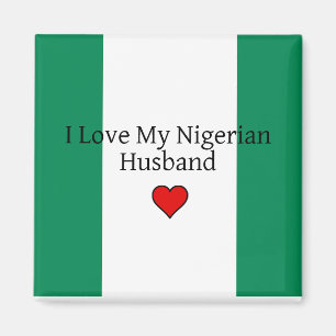 I Love My Nigerian Husband Magnet