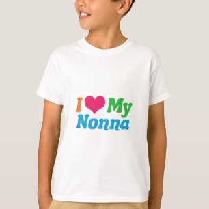 I Love My Nonna Kids T-Shirt