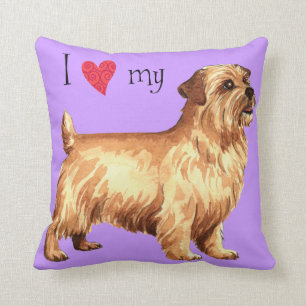 I Love my Norfolk Terrier Cushion