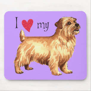I Love my Norfolk Terrier Mouse Pad