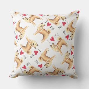 I Love my Norwegian Buhund Cushion
