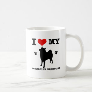 I Love my Norwegian Elkhound Coffee Mug