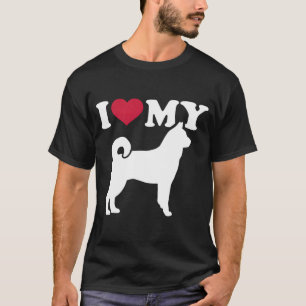 I Love My Norwegian Elkhound T-Shirt