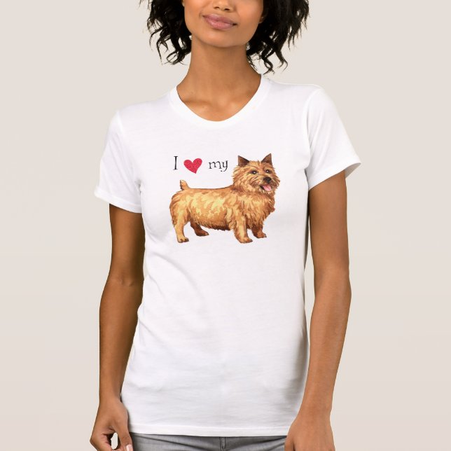 I Love my Norwich Terrier T-Shirt (Front)