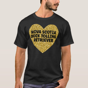 I Love My Nova Scotia Duck Tolling Retriever Dog M T-Shirt