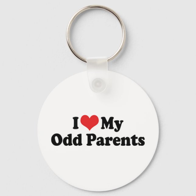 I Love My Odd Parents Keychain (Front)