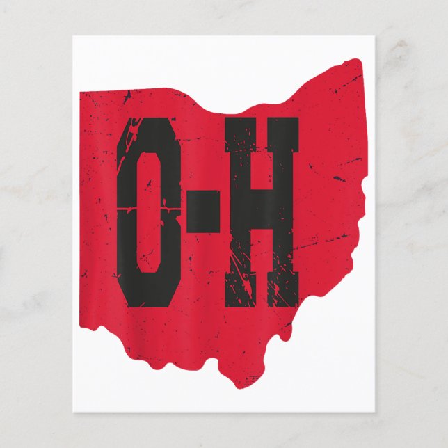 I Love My Ohio Home Script Ohio Buckeye State (Front)