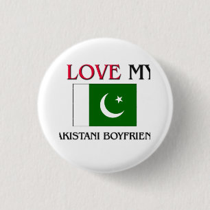 I Love My Pakistani Boyfriend 3 Cm Round Badge