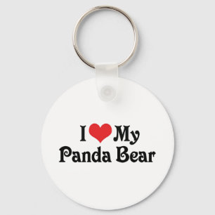 I Love My Panda Bear Key Ring