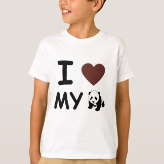 I love my PANDA BEAR T-Shirt