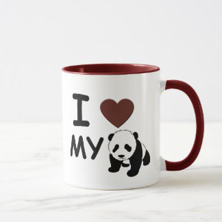 I LOVE MY PANDA MUG