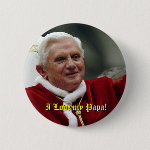 I Love my Papa! 6 Cm Round Badge