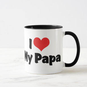 I Love My Papa Mug