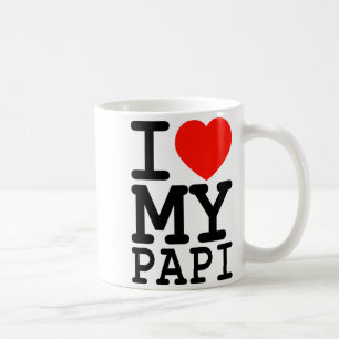 I Love My Papi Family Matching Valentines Day  Coffee Mug