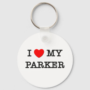 I Love My PARKER Key Ring