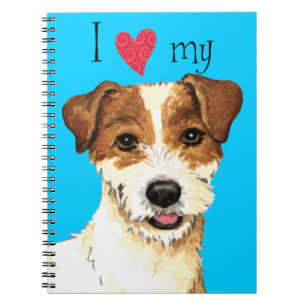 I Love my Parson Russell Terrier Notebook