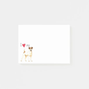 I Love my Parson Russell Terrier Post-it Notes