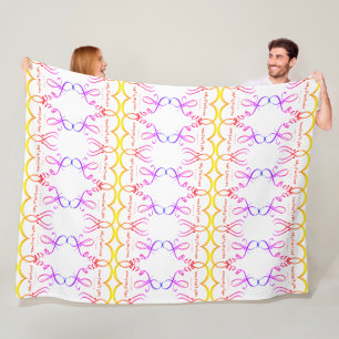 I love my partner • You are my home Fleece Blanket