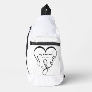I Love My Partner - You Are My Home Throw Pillow Sling Bag