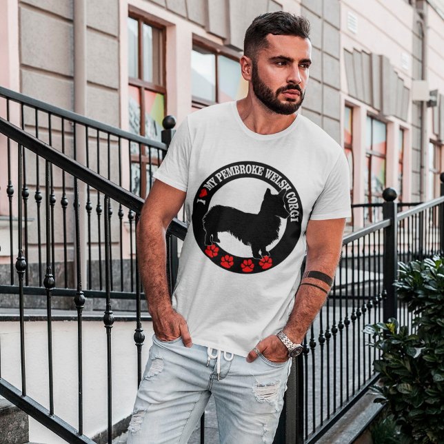 I Love My Pembroke Welsh Corgi T-Shirt (Creator Uploaded)