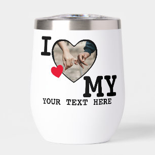 I love my personalised photo and text
