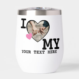 I love my personalised photo and text