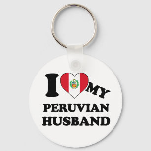 I love my Peruvian Husband Key Ring