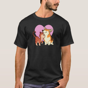 I Love My Pet Cat and Dog Lover T-Shirt