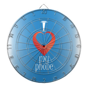 I love my phone dartboard