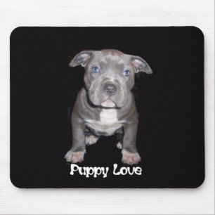 I Love My Pit Bull Mousepad