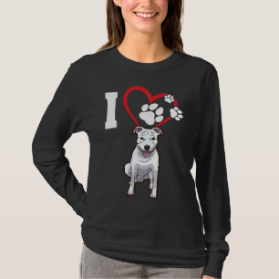 I Love My Pitbull Dog T-Shirt
