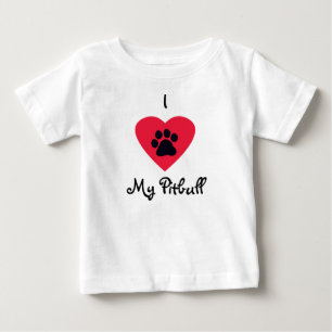 I Love My Pitbull Infant Long-Sleeve T-Shirt