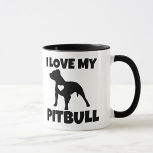 I Love My Pitbull Mug