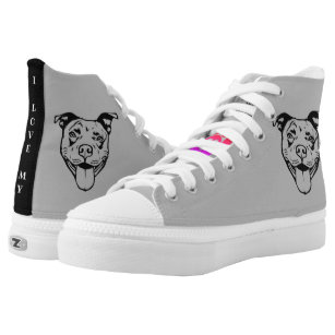 I LOVE MY PITBULL SHOES
