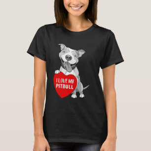 I Love My Pitbull T-Shirt