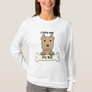 I Love My Pitbull T-Shirt