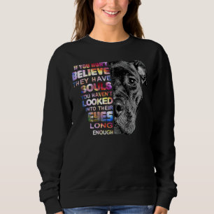 I Love My Pitbull Woman Love Her Pitbull 159 Sweatshirt