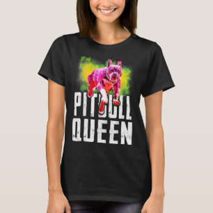 I Love My Pittie Rescue Pittie Mum Pitbull Queen A T-Shirt
